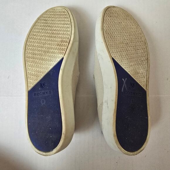 Rothy's Slip On Flats Light Grey Size 7 - Picture 3 of 6